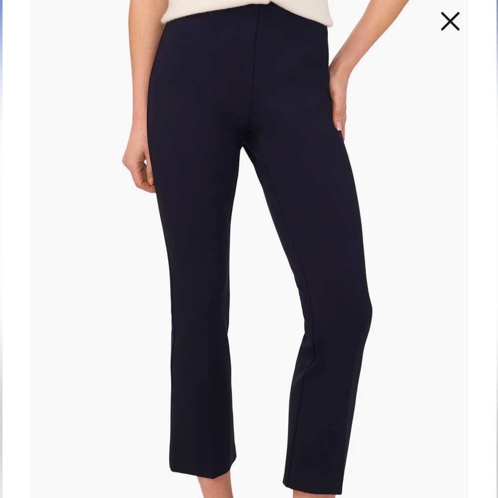 Ted Baker Navy Slim Crop Ponte Pants